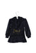 A Navy Zippered Sweatshirts from Juicy Couture in size 12-18M for girl. (Back View)