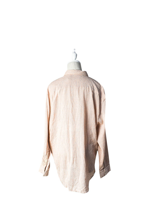 A Pink Long Sleeve Tops from Hatch in size S for maternity. (Front View)