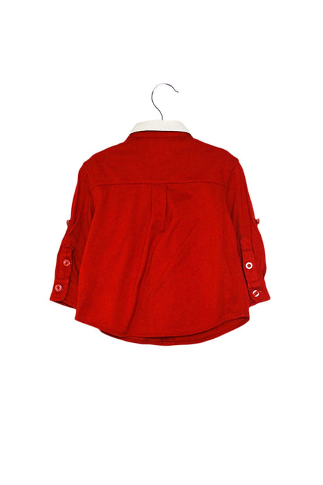 A Red Long Sleeve Polos from Nicholas & Bears in size 6-12M for boy. (Back View)
