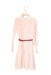 A Pink Long Sleeve Dresses from Il Gufo in size 8Y for girl. (Back View)