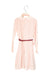 A Pink Long Sleeve Dresses from Il Gufo in size 8Y for girl. (Back View)