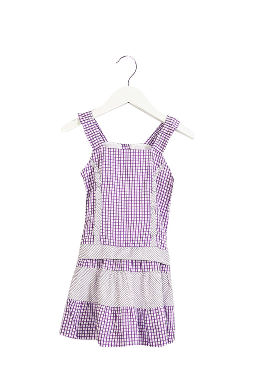 A Purple Sleeveless Dresses from Nicholas & Bears in size 2T for girl. (Front View)