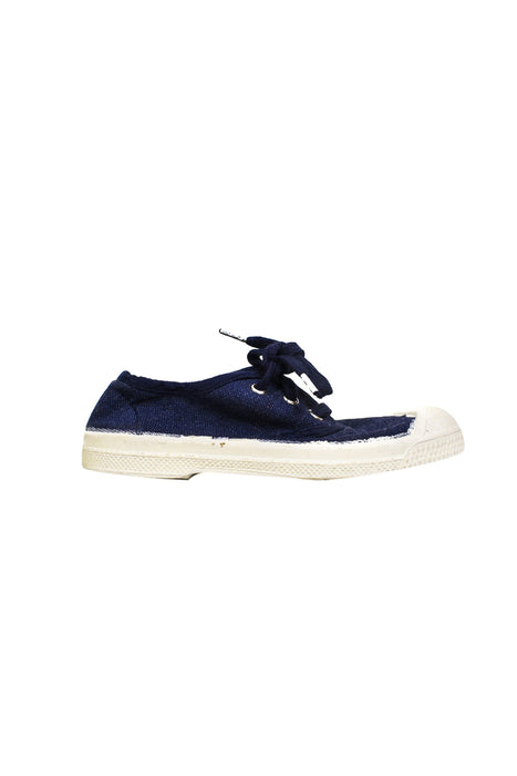 A Navy Sneakers from Bensimon in size 3T for neutral. (Back View)