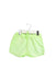 A Green Shorts from Petit Bateau in size 6-12M for girl. (Front View)