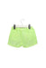 A Green Shorts from Petit Bateau in size 6-12M for girl. (Back View)