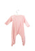 A Pink Long Sleeve Jumpsuits from Purebaby in size 3-6M for girl. (Back View)
