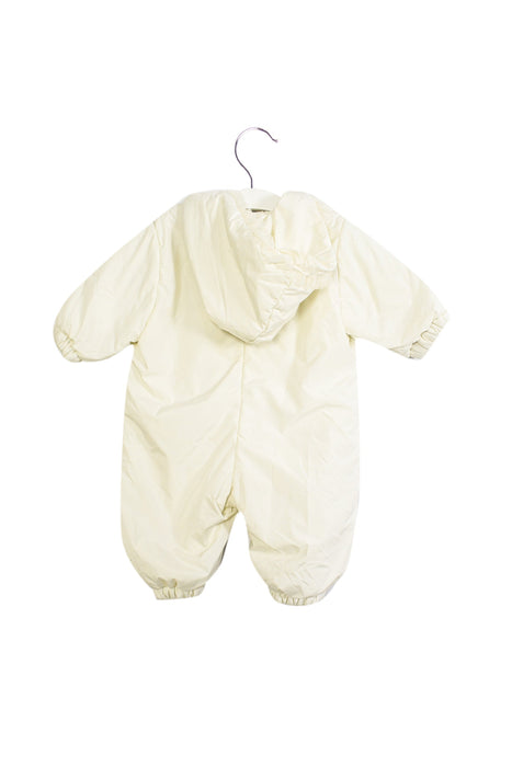 A Ivory Snowsuits from Nicholas & Bears in size 3-6M for girl. (Back View)