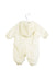 A Ivory Snowsuits from Nicholas & Bears in size 3-6M for girl. (Back View)