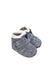 A Navy Boots & Booties from Toms in size 0-3M for neutral. (Front View)