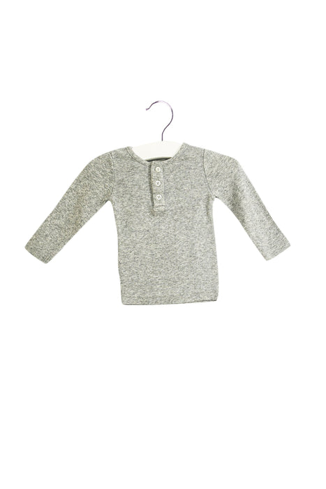 A Grey Long Sleeve Tops from Country Road in size 0-3M for neutral. (Front View)