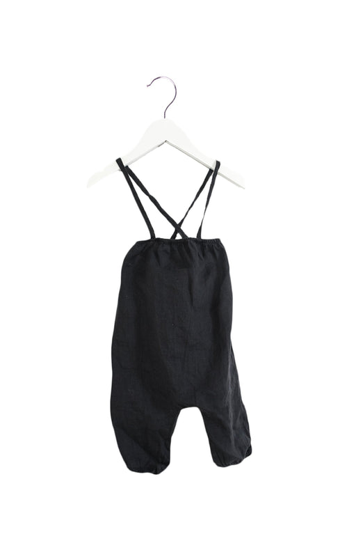 A Grey Sleeveless Jumpsuits from Omibio in size 3-6M for neutral. (Front View)