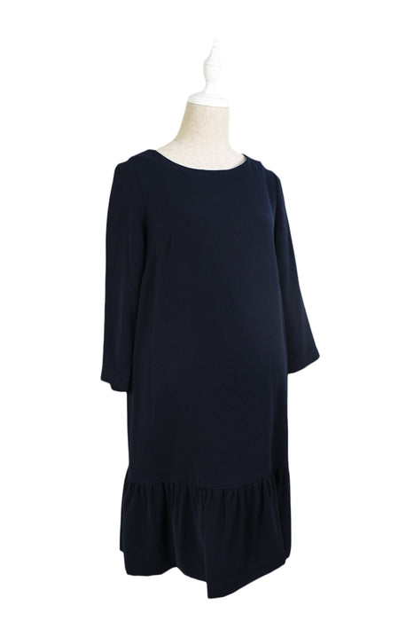 A Navy Long Sleeve Dresses from Madderson in size XS for maternity. (Front View)