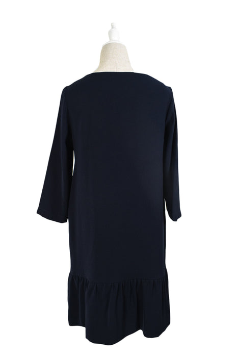 A Navy Long Sleeve Dresses from Madderson in size XS for maternity. (Back View)