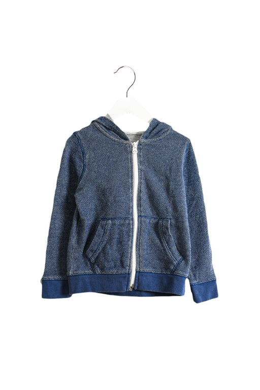 A Blue Zippered Sweatshirts from Tucker & Tate in size 3T for neutral. (Front View)