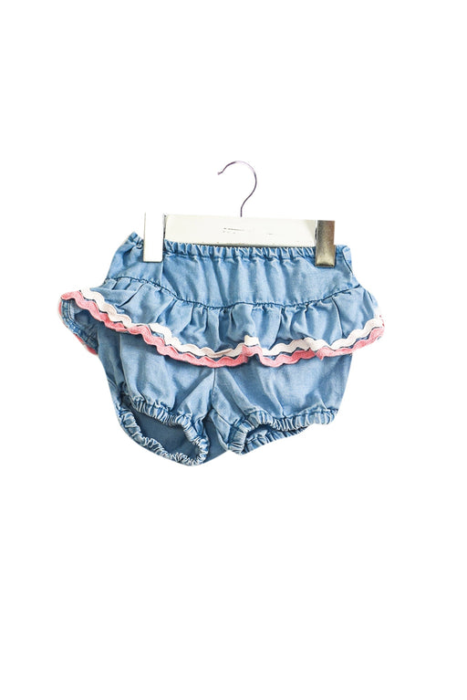 A Blue Bloomers from Seed in size 0-3M for girl. (Front View)