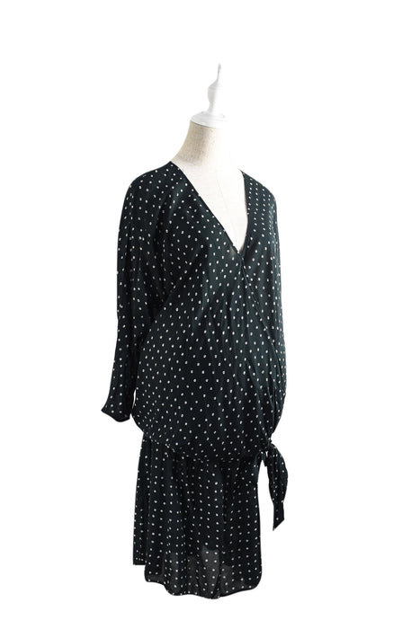 A Navy Long Sleeve Dresses from Hatch in size XS for maternity. (Front View)