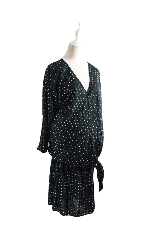 A Navy Long Sleeve Dresses from Hatch in size XS for maternity. (Front View)