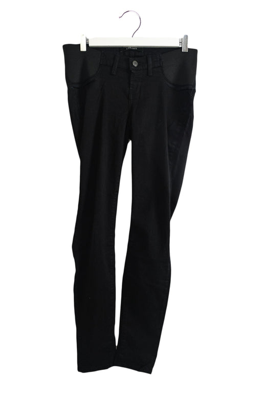 A Black Casual Pants from J Brand in size S for maternity. (Front View)