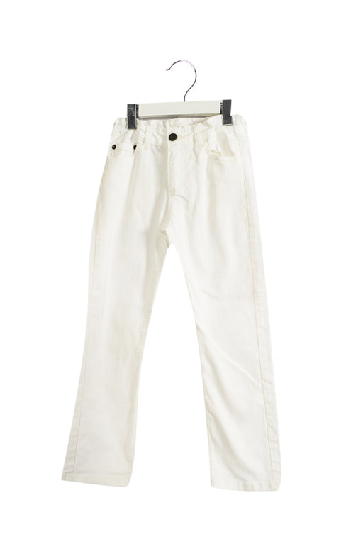 A White Casual Pants from Marie Chantal in size 6T for neutral. (Front View)