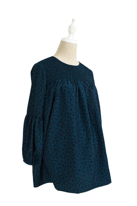 A Green Long Sleeve Tops from Hatch in size XS for maternity. (Front View)