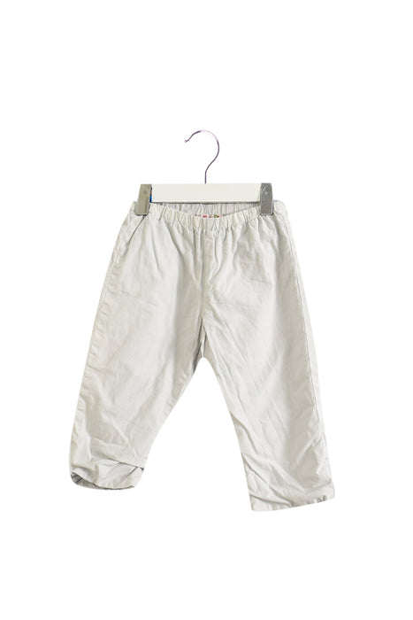 A White Casual Pants from Bonpoint in size 12-18M for girl. (Front View)