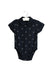 A Navy Short Sleeve Bodysuits from Nicholas & Bears in size 3-6M for boy. (Front View)