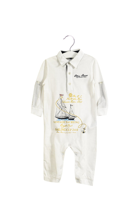 A White Long Sleeve Jumpsuits from Nicholas & Bears in size 12-18M for boy. (Front View)