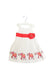 A White Sleeveless Dresses from Janie & Jack in size 12-18M for girl. (Front View)