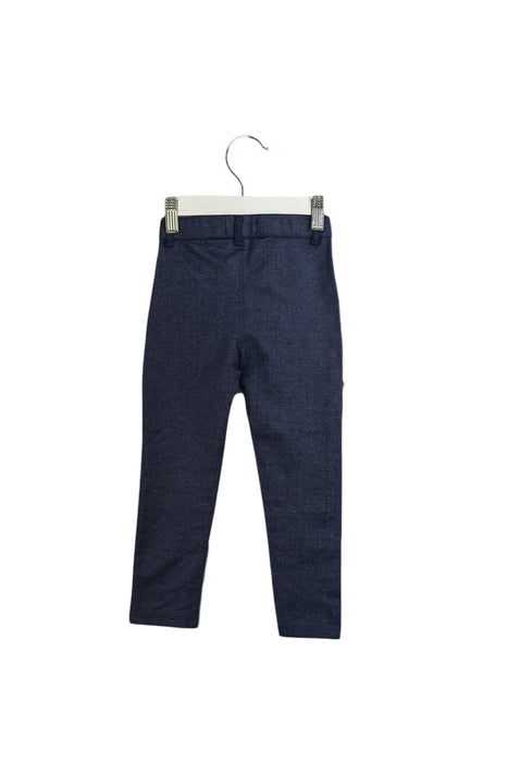 A Navy Casual Pants from DKNY in size 4T for girl. (Back View)