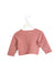 A Pink Cardigans from Les Lutins in size 6-12M for girl. (Back View)