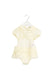 A Ivory Short Sleeve Dresses from Nicholas & Bears in size 3-6M for girl. (Front View)