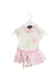 A Pink Short Sleeve Dresses from Nicholas & Bears in size 3-6M for girl. (Front View)