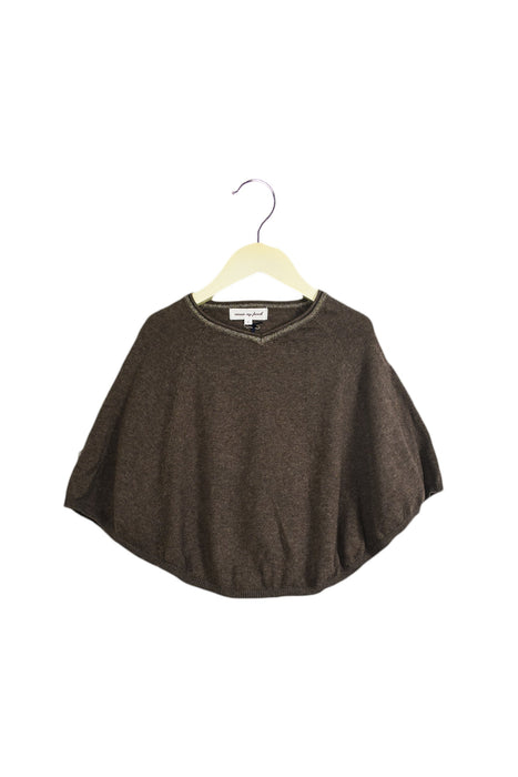 A Brown Knit Sweaters from Excuse My French in size 6-12M for girl. (Front View)