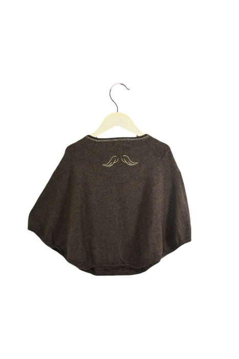 A Brown Knit Sweaters from Excuse My French in size 6-12M for girl. (Back View)