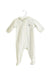A White Long Sleeve Jumpsuits from Petit Bateau in size 0-3M for girl. (Front View)
