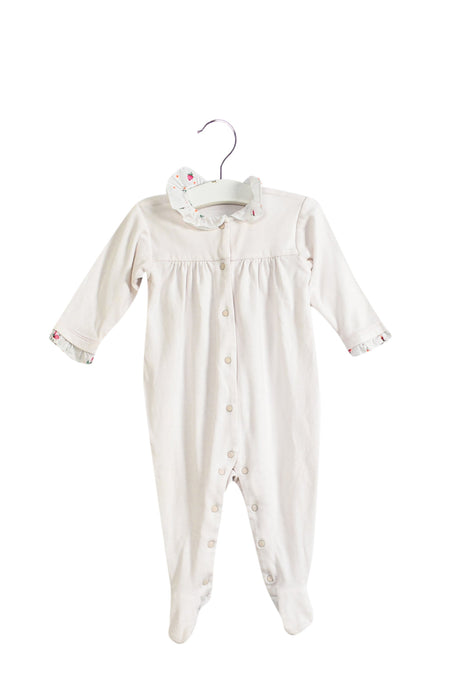 A Pink Long Sleeve Jumpsuits from Dior in size 3-6M for girl. (Front View)
