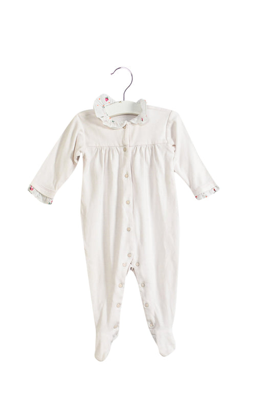 A Pink Long Sleeve Jumpsuits from Dior in size 3-6M for girl. (Front View)