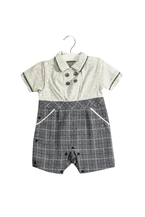 A Grey Jumpsuits from Chickeeduck in size 6-12M for boy. (Front View)