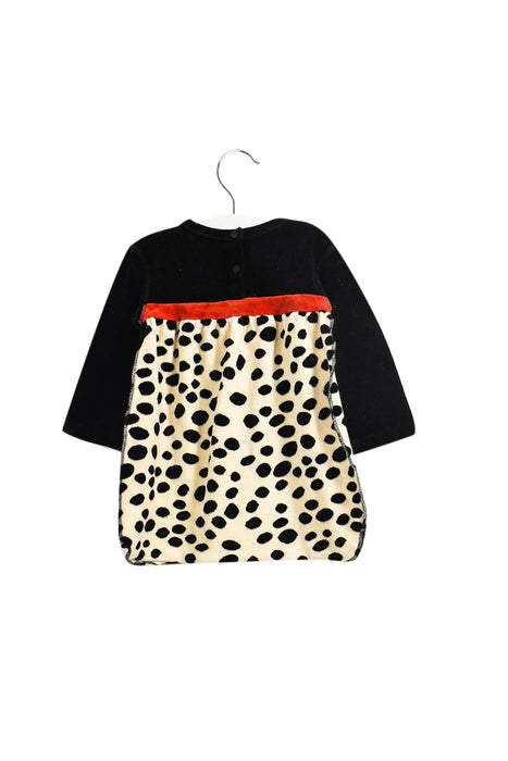 A Black Long Sleeve Dresses from Rykiel Enfant in size 12-18M for girl. (Back View)