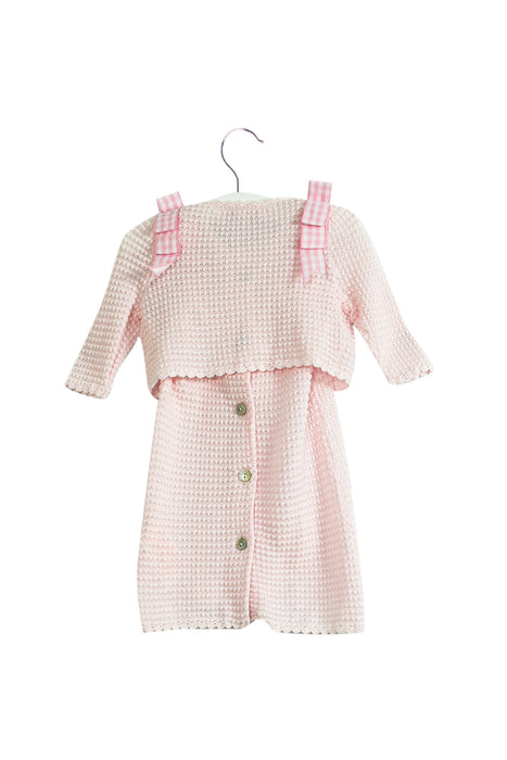 A Pink Dress Sets from Nicholas & Bears in size 3-6M for girl. (Back View)