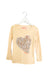 A Pink Long Sleeve Tops from Crewcuts in size 3T for girl. (Front View)