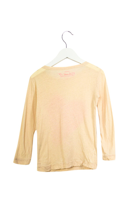 A Pink Long Sleeve Tops from Crewcuts in size 3T for girl. (Back View)