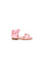 A Pink Sandals from Dolce & Gabbana in size 12-18M for girl. (Back View)