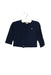 A Navy Cardigans from Bonpoint in size 6-12M for girl. (Front View)