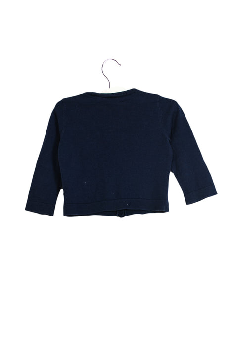 A Navy Cardigans from Bonpoint in size 6-12M for girl. (Back View)