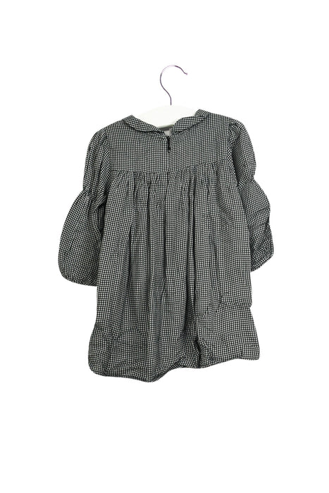 A Black Long Sleeve Dresses from Dior in size 6-12M for girl. (Back View)