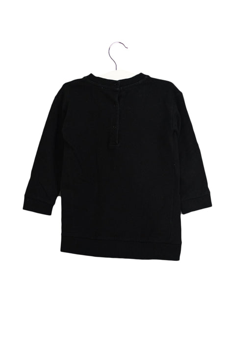 A Black Crewneck Sweatshirts from Moschino in size 12-18M for girl. (Back View)