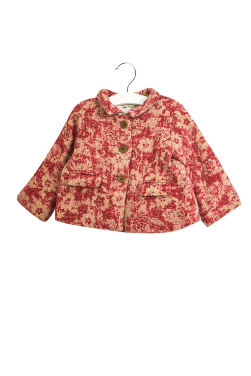 A Pink Coats from Bonpoint in size 12-18M for girl. (Front View)