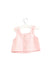 A Pink Sleeveless Tops from Gingersnaps in size 3-6M for girl. (Front View)