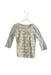 A Grey Long Sleeve Tops from Crewcuts in size 3T for girl. (Front View)
